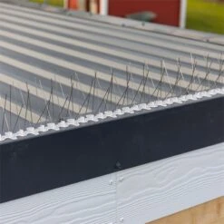 VOSS.garden Vogelabwehr-Set "Bird Spikes", Taubenabwehr, Vogelspitzen 5m -Optimal Ranchzaun Geschäft 21100 einfache vogelabwehr mit spikes tierabwehr 1