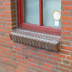 VOSS.garden Vogelabwehr-Set "Bird Spikes", Taubenabwehr, Vogelspitzen 5m -Optimal Ranchzaun Geschäft 21100 fensterband mit spikes geschuetzt 1
