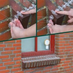 VOSS.garden Vogelabwehr "Bird Spikes", Taubenabwehr, Vogelspitzen 3m -Optimal Ranchzaun Geschäft 21100 taubenabwehrspitzen tierabwehr auf fensterbank 2