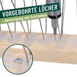 VOSS.garden Vogelabwehr "Bird Spikes", Taubenabwehr, Vogelspitzen 3m -Optimal Ranchzaun Geschäft 21100 voss farming vogelabwehr mit spikes 2