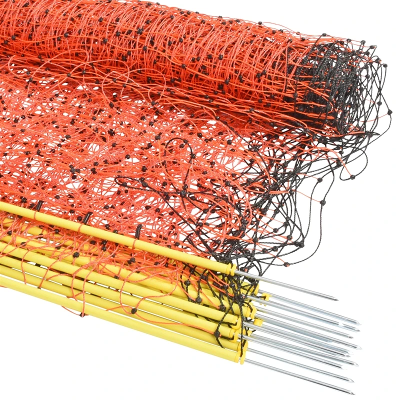 50m VOSS.farming Elektrozaun-Netz, Schafzaun, Schafnetz, 90cm, 1 Spitze, Orange Litze 7 50m VOSS.farming Elektrozaun-Netz, Schafzaun, Schafnetz, 90cm, 1 Spitze, Orange Litze – Bild 5