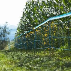 50m Wildabwehr Netz, Wildschweinnetz, Blau -Optimal Ranchzaun Geschäft 27239 3 Weidenetze Wildabwehrnetz Wildnet Wildabwehr TriCOND