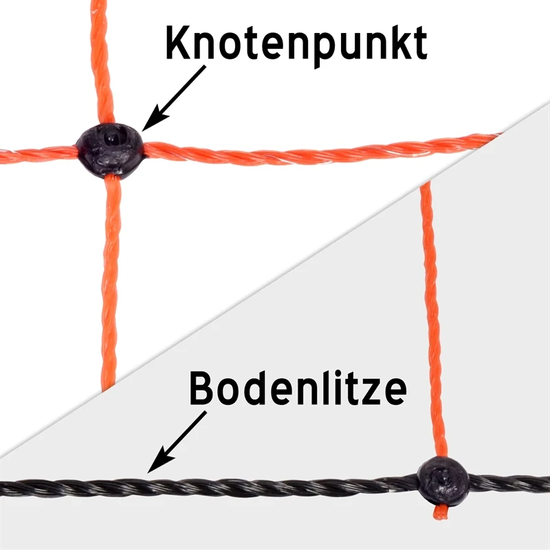 50m VOSS.farming Elektrozaun-Netz, 108cm, 2 Spitzen, Gelbe Pfähle 12 50m VOSS.farming Elektrozaun-Netz, 108cm, 2 Spitzen, Gelbe Pfähle – Bild 10