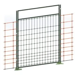 Tür Für Elektrozaunnetze, Elektrifizierbar, Komplettset, 125cm