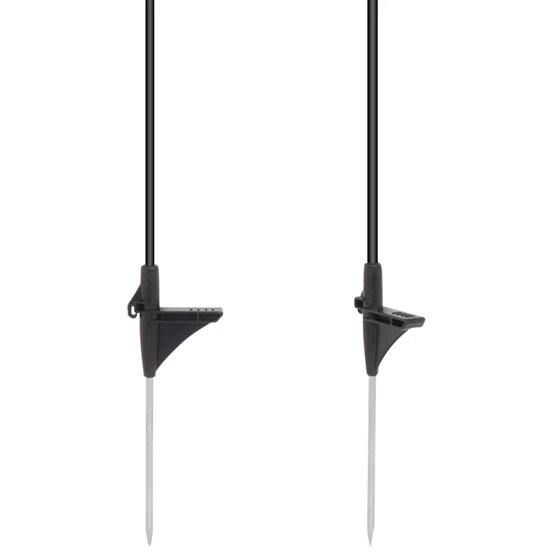 10x VOSS.farming Fiberglaspfahl, Schwarz, 83cm, Spezial Kopfisolator 4 10x VOSS.farming Fiberglaspfahl, Schwarz, 83cm, Spezial Kopfisolator – Bild 2