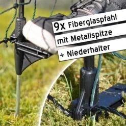 VOSS.pet PetNET+ 10 M Hundezaun, Welpenzaun, Kaninchenzaun, 65 Cm, 9 Premium-Pfähle, 1 Spitze, Grün -Optimal Ranchzaun Geschäft 27702 4 voss pet petnet 12m hundezaun welpenzaun kaninchenzaun 65cm 9 pfaehle 1 spitze gruen