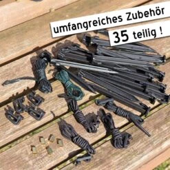 VOSS.pet PetNET+ 10 M Hundezaun, Welpenzaun, Kaninchenzaun, 65 Cm, 9 Premium-Pfähle, 1 Spitze, Grün -Optimal Ranchzaun Geschäft 27702 voss pet kleintiernetz welpenzaun gruen 10m 65cm mit viel zubehoer