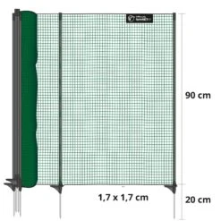 VOSS.farming Classic 15m, Begrenzungszaun, Schutznetz, 90cm, 9 Pfähle, 1 Spitze, Grün, Ohne Strom 23 VOSS.farming Classic 15m, Begrenzungszaun, Schutznetz, 90cm, 9 Pfähle, 1 Spitze, Grün, Ohne Strom -Optimal Ranchzaun Geschäft 27815 voss farming begrenzungszaun schutznetz 90cm 15m gruen