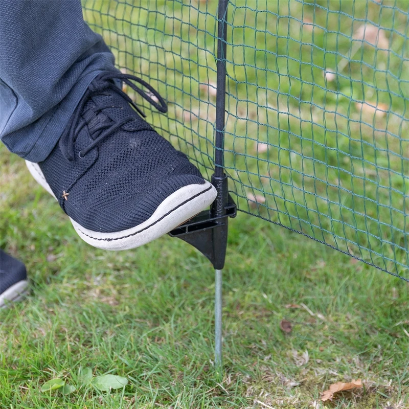 VOSS.farming Classic 15m, Begrenzungszaun, Schutznetz, 90cm, 9 Pfähle, 1 Spitze, Grün, Ohne Strom 13 VOSS.farming Classic 15m, Begrenzungszaun, Schutznetz, 90cm, 9 Pfähle, 1 Spitze, Grün, Ohne Strom – Bild 11