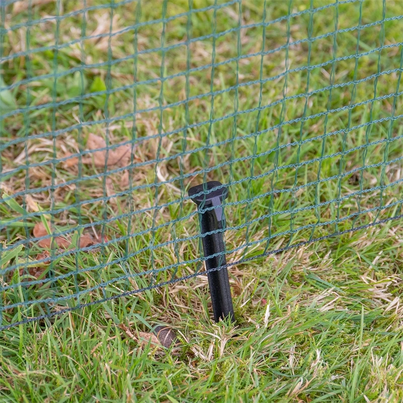 VOSS.farming Classic 15m, Begrenzungszaun, Schutznetz, 90cm, 9 Pfähle, 1 Spitze, Grün, Ohne Strom 17 VOSS.farming Classic 15m, Begrenzungszaun, Schutznetz, 90cm, 9 Pfähle, 1 Spitze, Grün, Ohne Strom – Bild 15