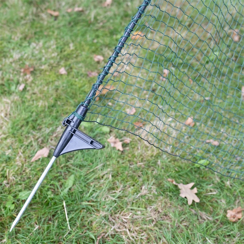 VOSS.farming Classic 15m, Begrenzungszaun, Schutznetz, 90cm, 9 Pfähle, 1 Spitze, Grün, Ohne Strom 10 VOSS.farming Classic 15m, Begrenzungszaun, Schutznetz, 90cm, 9 Pfähle, 1 Spitze, Grün, Ohne Strom – Bild 8
