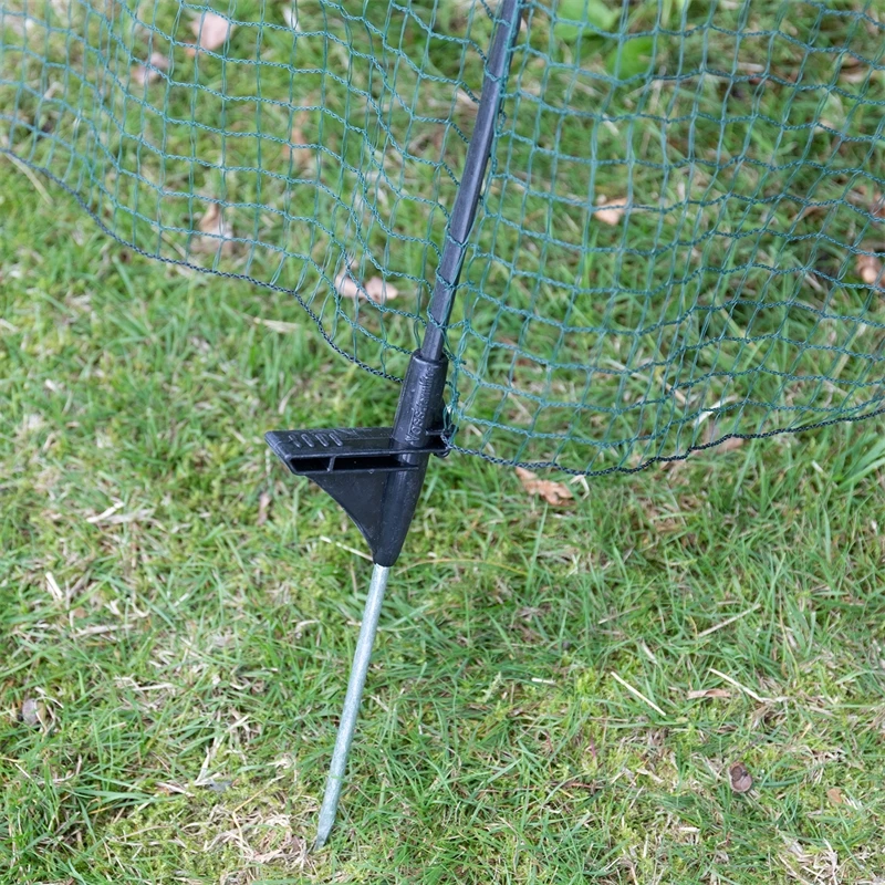 VOSS.farming Classic 25m, Begrenzungszaun, Schutznetz, 90cm, 15 Pfähle, 1 Spitze, Grün, Ohne Strom 12 VOSS.farming Classic 25m, Begrenzungszaun, Schutznetz, 90cm, 15 Pfähle, 1 Spitze, Grün, Ohne Strom – Bild 10