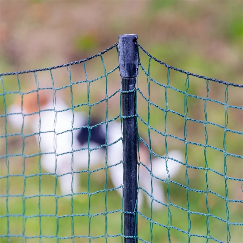 VOSS.farming Classic 25m, Begrenzungszaun, Schutznetz, 90cm, 15 Pfähle, 1 Spitze, Grün, Ohne Strom 9 VOSS.farming Classic 25m, Begrenzungszaun, Schutznetz, 90cm, 15 Pfähle, 1 Spitze, Grün, Ohne Strom – Bild 7