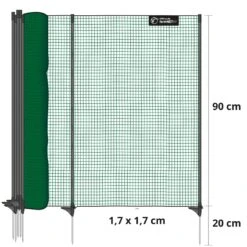 VOSS.farming Classic 25m, Begrenzungszaun, Schutznetz, 90cm, 15 Pfähle, 1 Spitze, Grün, Ohne Strom 23 VOSS.farming Classic 25m, Begrenzungszaun, Schutznetz, 90cm, 15 Pfähle, 1 Spitze, Grün, Ohne Strom -Optimal Ranchzaun Geschäft 27817 voss farming universal begrenzungszaun 90cm 25m gruen
