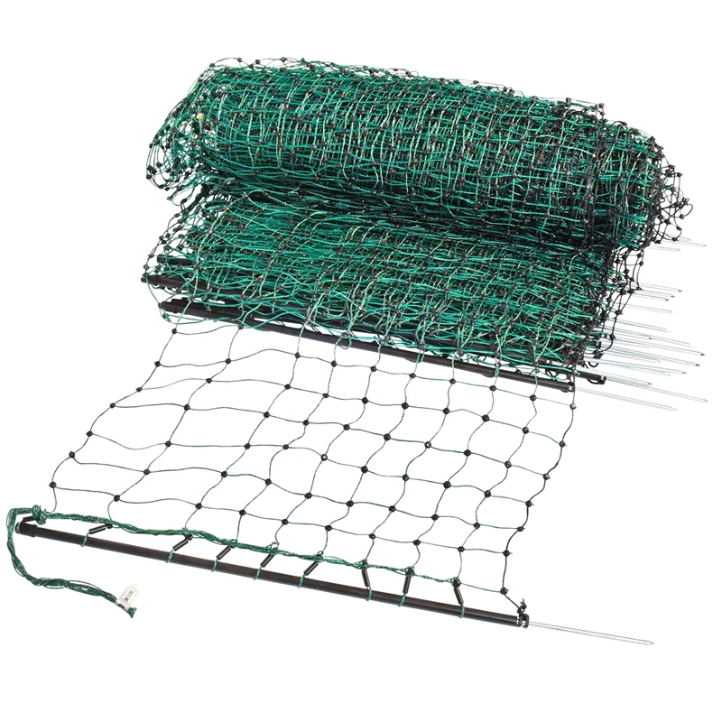 VOSS.farming Classic+ 50m Kleintiernetz, Kaninchenzaun, 65cm, 20 Pfähle, 1 Spitze, Grün 7 VOSS.farming Classic+ 50m Kleintiernetz, Kaninchenzaun, 65cm, 20 Pfähle, 1 Spitze, Grün – Bild 5