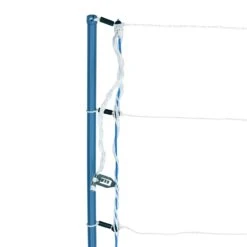 AKO TitanNet Premium Plus 50m Schafnetz 108cm, 14 Verst. Pfähle, 2 Spitz, Starre Streben, Blau-weiß -Optimal Ranchzaun Geschäft 29121 07 ebenfalls sehr gut geeignet fuer schweine hunde rehe ziegen hirsche