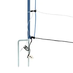 AKO TitanNet Premium Plus 50m Schafnetz 108cm, 14 Verst. Pfähle, 2 Spitz, Starre Streben, Blau-weiß -Optimal Ranchzaun Geschäft 29121 08 blau weiC39Fe farbe fuer eine verbesserte sichtbarkeit wildabwehr