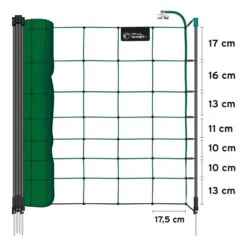 VOSS.farming FarmNET 50m Schafnetz, Ziegennetz, Elektronetz, 90cm, 14 Pfähle, 1 Spitze, Grün 8 VOSS.farming FarmNET 50m Schafnetz, Ziegennetz, Elektronetz, 90cm, 14 Pfähle, 1 Spitze, Grün -Optimal Ranchzaun Geschäft 29222 voss farming farm net schafnetz elektronetz 90cm 50m gruen