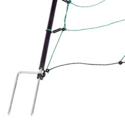 VOSS.farming Classic 50m Schafzaun, Schafnetz, Ziegenzaun, 108cm, 14 Pfähle, 2 Spitzen, Grün -Optimal Ranchzaun Geschäft 29351 VOSS.farming farmNET Schafzaun Schafnetz Ziegenzaun Anfangspfahl 1