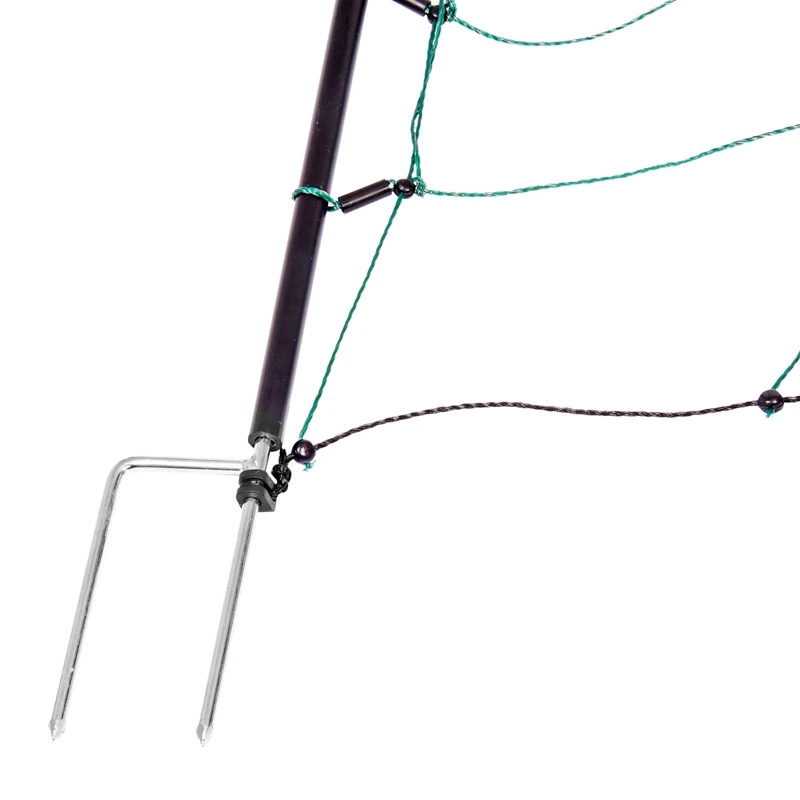 VOSS.farming Classic+ 50m Schafzaun, Schafnetz, Ziegenzaun, 108cm, 20 Pfähle, 2 Spitzen, Grün 10 VOSS.farming Classic+ 50m Schafzaun, Schafnetz, Ziegenzaun, 108cm, 20 Pfähle, 2 Spitzen, Grün – Bild 8