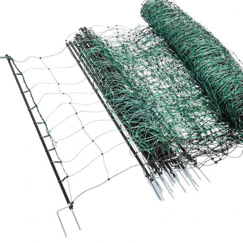 VOSS.farming Classic+ 50m Schafzaun, Schafnetz, Ziegenzaun, 108cm, 20 Pfähle, 2 Spitzen, Grün 6 VOSS.farming Classic+ 50m Schafzaun, Schafnetz, Ziegenzaun, 108cm, 20 Pfähle, 2 Spitzen, Grün – Bild 4
