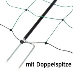 VOSS.farming Classic+ 50m Schafzaun, Schafnetz, Ziegenzaun, 108cm, 20 Pfähle, 2 Spitzen, Grün 19 VOSS.farming Classic+ 50m Schafzaun, Schafnetz, Ziegenzaun, 108cm, 20 Pfähle, 2 Spitzen, Grün -Optimal Ranchzaun Geschäft 29353 VOSS.farming farmNET Schafzaun Schafnetz Ziegenzaun Doppelspitze