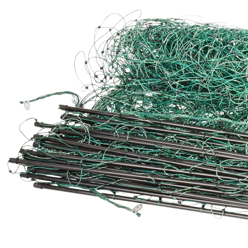 VOSS.farming Classic+ 50m Schafzaun, Schafnetz, Ziegenzaun, 108cm, 20 Pfähle, 2 Spitzen, Grün 8 VOSS.farming Classic+ 50m Schafzaun, Schafnetz, Ziegenzaun, 108cm, 20 Pfähle, 2 Spitzen, Grün – Bild 6