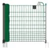 VOSS.farming FarmNET 15m Hühnerzaun, Geflügelnetz, 112cm, 6 Pfähle, 2 Spitzen, Grün
