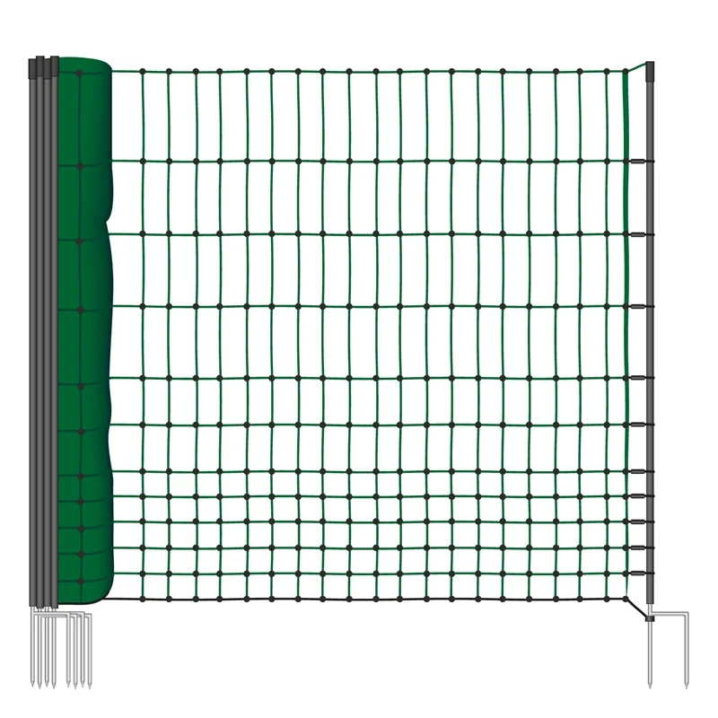 50m VOSS.farming BASIC Hühnerzaun, Geflügelnetz, 112cm, 2 Spitzen, Grün, Ohne Strom 3 50m VOSS.farming BASIC Hühnerzaun, Geflügelnetz, 112cm, 2 Spitzen, Grün, Ohne Strom