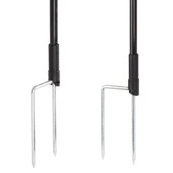 10x VOSS.farming Fiberglaspfahl, 125cm, Ø 13mm, Rund, 2 Spitzen, Schwarz -Optimal Ranchzaun Geschäft 29890 voss farming fiberglaspfahl 125cm mit doppelspitze
