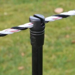 10x VOSS.farming Fiberglaspfahl, 125cm, Ø 13mm, Rund, 2 Spitzen, Schwarz -Optimal Ranchzaun Geschäft 29890 voss farming fiberglaspfahl 13mm rund kopfisolator seil 6mm