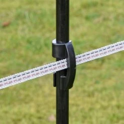 10x VOSS.farming Fiberglaspfahl, 125cm, Ø 13mm, Rund, 2 Spitzen, Schwarz -Optimal Ranchzaun Geschäft 29890 voss farming praktischer klippisolator bis 15mm weidezaunband