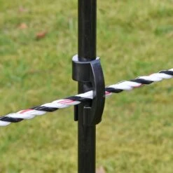 10x VOSS.farming Fiberglaspfahl, 125cm, Ø 13mm, Rund, 2 Spitzen, Schwarz -Optimal Ranchzaun Geschäft 29890 voss farming weidezaunisolatorfuer weidezaunseil