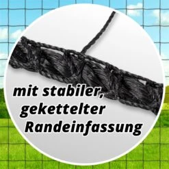 Geflügel-Schutznetz, Teich-Netz, Volieren Netz, Greifvogelschutz-Netz, 10x20m, Verstärkter Rand -Optimal Ranchzaun Geschäft 31510 12 14 voss farming gefluegelschutznetz mit extrem stabil 2