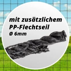 Geflügel-Schutznetz, Teich-Netz, Volieren Netz, Greifvogelschutz-Netz, 10x20m, Verstärkter Rand -Optimal Ranchzaun Geschäft 31510 12 14 voss farming greifvogelschutz schutznetz mit verstaerktem rand 2