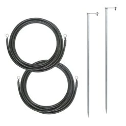 VOSS.farming Erdanschluss-Set Für Weidezaungeräte (230V + 12V Mobil) Bis 3,1 Joule