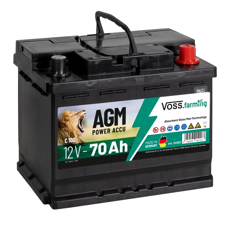 VOSS.farming "12V AGM Akku 70Ah" Für Weidezaungeräte 5 VOSS.farming "12V AGM Akku 70Ah" Für Weidezaungeräte – Bild 3