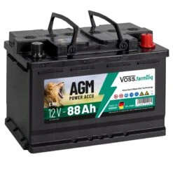 VOSS.farming "12V AGM Akku 88Ah" Für Weidezaungeräte 7 VOSS.farming "12V AGM Akku 88Ah" Für Weidezaungeräte -Optimal Ranchzaun Geschäft 34504 voss farming 12v agm akku weidezaun 88ah zyklenfest wartungsarm