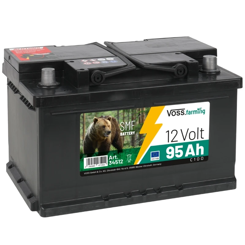 VOSS.farming "12V SMF Akku 95Ah" Für Weidezaungeräte, Inklusive Säure 3 VOSS.farming "12V SMF Akku 95Ah" Für Weidezaungeräte, Inklusive Säure