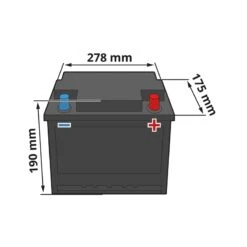 VOSS.farming "12V SMF Akku 95Ah" Für Weidezaungeräte, Inklusive Säure 7 VOSS.farming "12V SMF Akku 95Ah" Für Weidezaungeräte, Inklusive Säure -Optimal Ranchzaun Geschäft 34512 voss farming smf weidezaunakku 95ah abmessungen