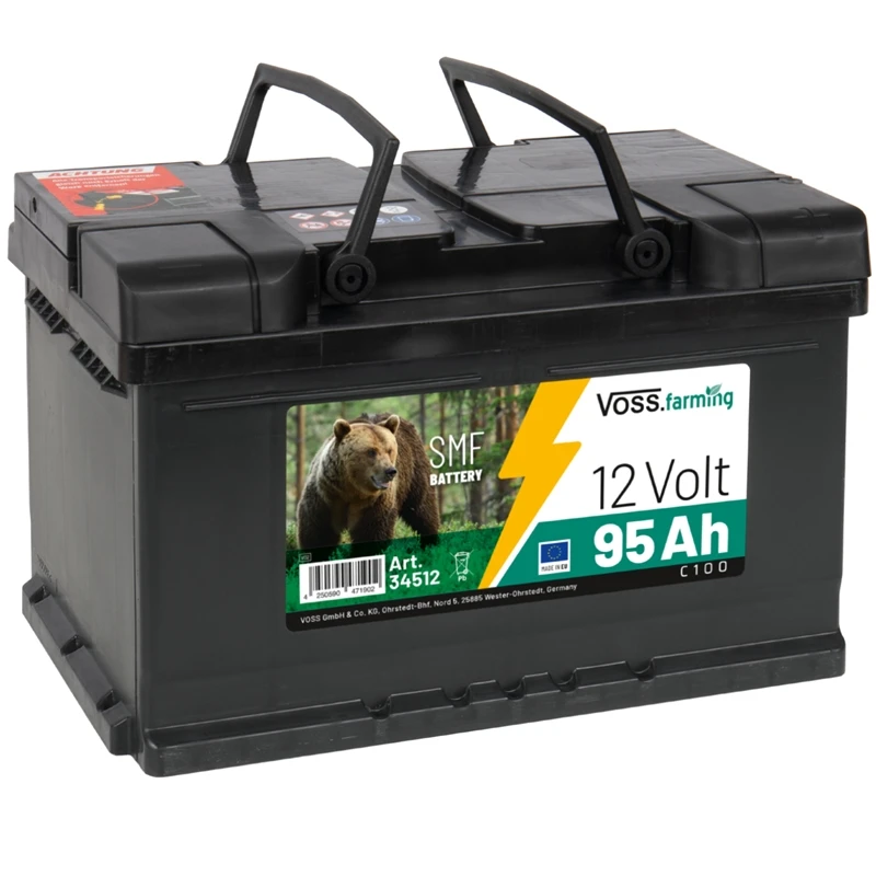 VOSS.farming "12V SMF Akku 95Ah" Für Weidezaungeräte, Inklusive Säure 4 VOSS.farming "12V SMF Akku 95Ah" Für Weidezaungeräte, Inklusive Säure – Bild 2