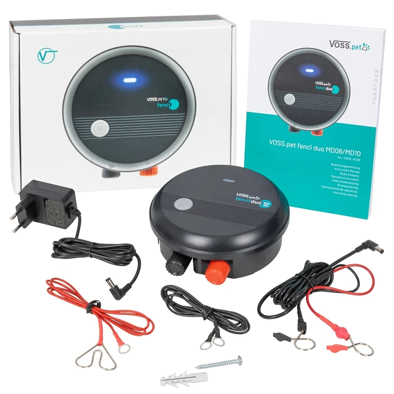 VOSS.pet Fenci MD06 – 12V / 230V Weidezaungerät - Haus & Hof - Pferde, Hunde, Hühner, Wildtiere 4 VOSS.pet Fenci MD06 – 12V / 230V Weidezaungerät - Haus & Hof - Pferde, Hunde, Hühner, Wildtiere – Bild 2