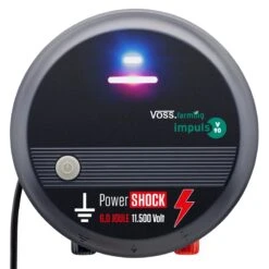 VOSS.farming "impuls V90" - 230V Weidezaungerät, Leistungsstark, Für Lange Zäune -Optimal Ranchzaun Geschäft 41265 VOSS.farming impuls V90 230V Weidezaungeraet fuer lange Einzaeunungen