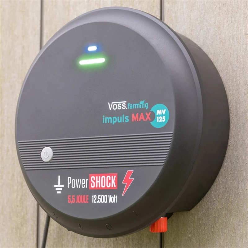VOSS.farming „impuls MAX MV125“ - 230V Weidezaungerät, Spannungsbereich Bis 12,5 KV, Wolfsabwehr 12 VOSS.farming „impuls MAX MV125“ - 230V Weidezaungerät, Spannungsbereich Bis 12,5 KV, Wolfsabwehr – Bild 10