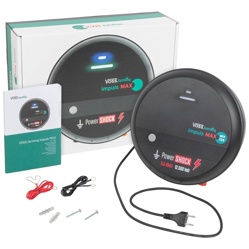 VOSS.farming „impuls MAX MV125“ - 230V Weidezaungerät, Spannungsbereich Bis 12,5 KV, Wolfsabwehr 5 VOSS.farming „impuls MAX MV125“ - 230V Weidezaungerät, Spannungsbereich Bis 12,5 KV, Wolfsabwehr – Bild 3