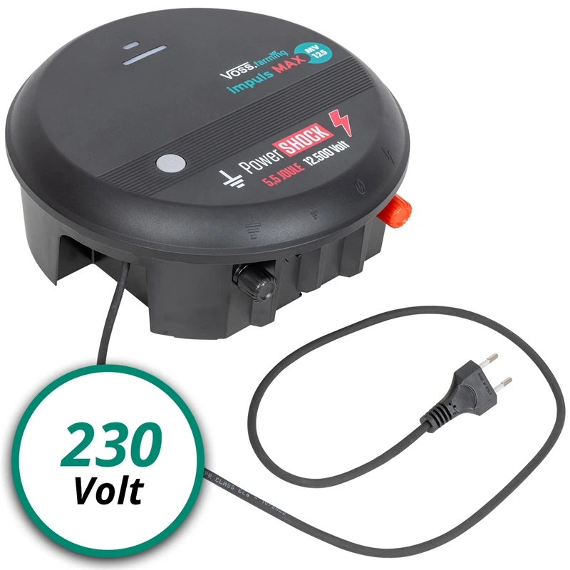 VOSS.farming „impuls MAX MV125“ - 230V Weidezaungerät, Spannungsbereich Bis 12,5 KV, Wolfsabwehr 6 VOSS.farming „impuls MAX MV125“ - 230V Weidezaungerät, Spannungsbereich Bis 12,5 KV, Wolfsabwehr – Bild 4
