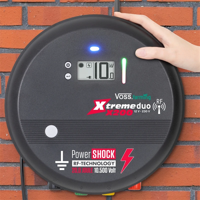 VOSS.farming "Xtreme Duo X200 RF" - Profi-Weidezaungerät 20J, Fernsteuerbar, Sehr Stark Für 230V/12V 22 VOSS.farming "Xtreme Duo X200 RF" - Profi-Weidezaungerät 20J, Fernsteuerbar, Sehr Stark Für 230V/12V – Bild 20