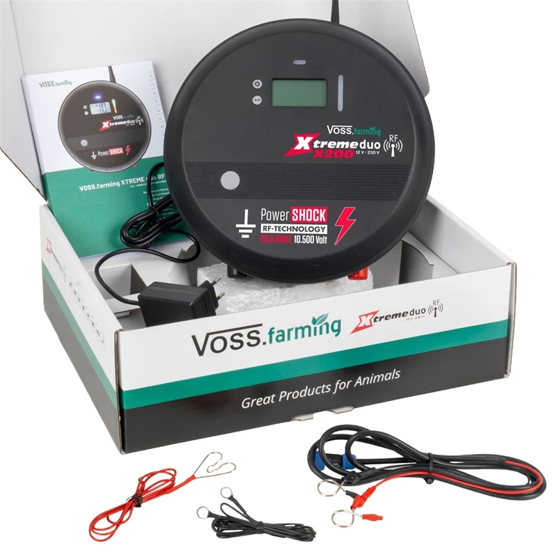 VOSS.farming "Xtreme Duo X200 RF" - Profi-Weidezaungerät 20J, Fernsteuerbar, Sehr Stark Für 230V/12V 21 VOSS.farming "Xtreme Duo X200 RF" - Profi-Weidezaungerät 20J, Fernsteuerbar, Sehr Stark Für 230V/12V – Bild 19
