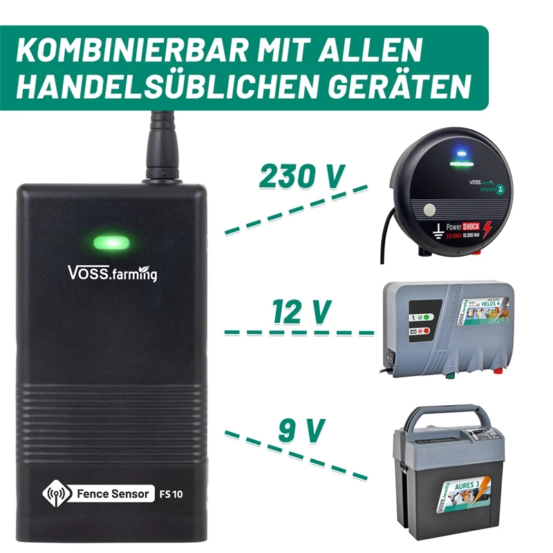 VOSS.farming Weidezaun-Überwachung Komplettset - Für 3 Zäune: FM 10 + 3x Sensor 10 VOSS.farming Weidezaun-Überwachung Komplettset - Für 3 Zäune: FM 10 + 3x Sensor – Bild 8