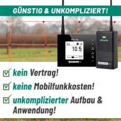 VOSS.farming Weidezaun-Überwachung Komplettset - Für 5 Zäune: FM 10 + 5x Sensor 32 VOSS.farming Weidezaun-Überwachung Komplettset - Für 5 Zäune: FM 10 + 5x Sensor -Optimal Ranchzaun Geschäft 41700 05 voss farming zaunueberwachung fakten